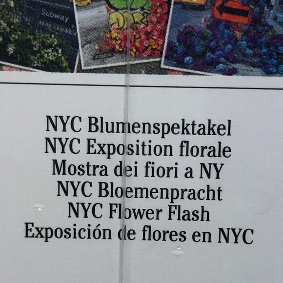 New sealed Ravensburger 1000pcs Adult Puzzle-NYC Flower Flash - Picture 12 of 14